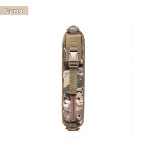 Tactical Molle Accessory Bag For Men And Women; Multi-Purpose Wear -resistant Backpack Shoulder Bag With Adjustable Strap For Outdoor Hunting Cam (Color: camo)